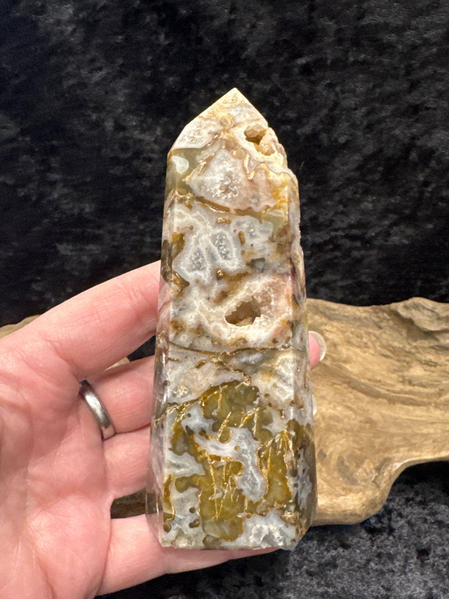 Druzy Agate towers
