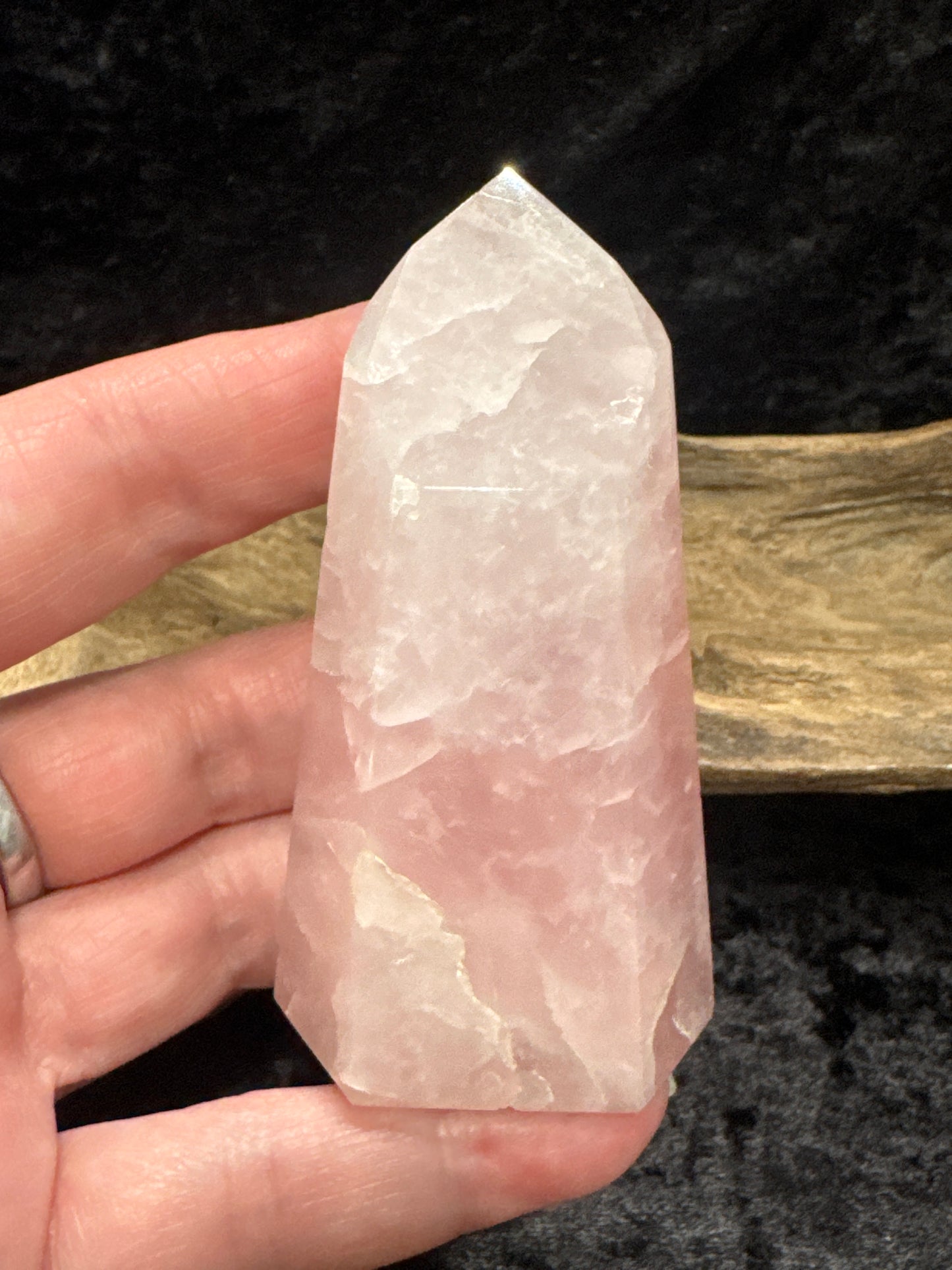 Rose quartz tower