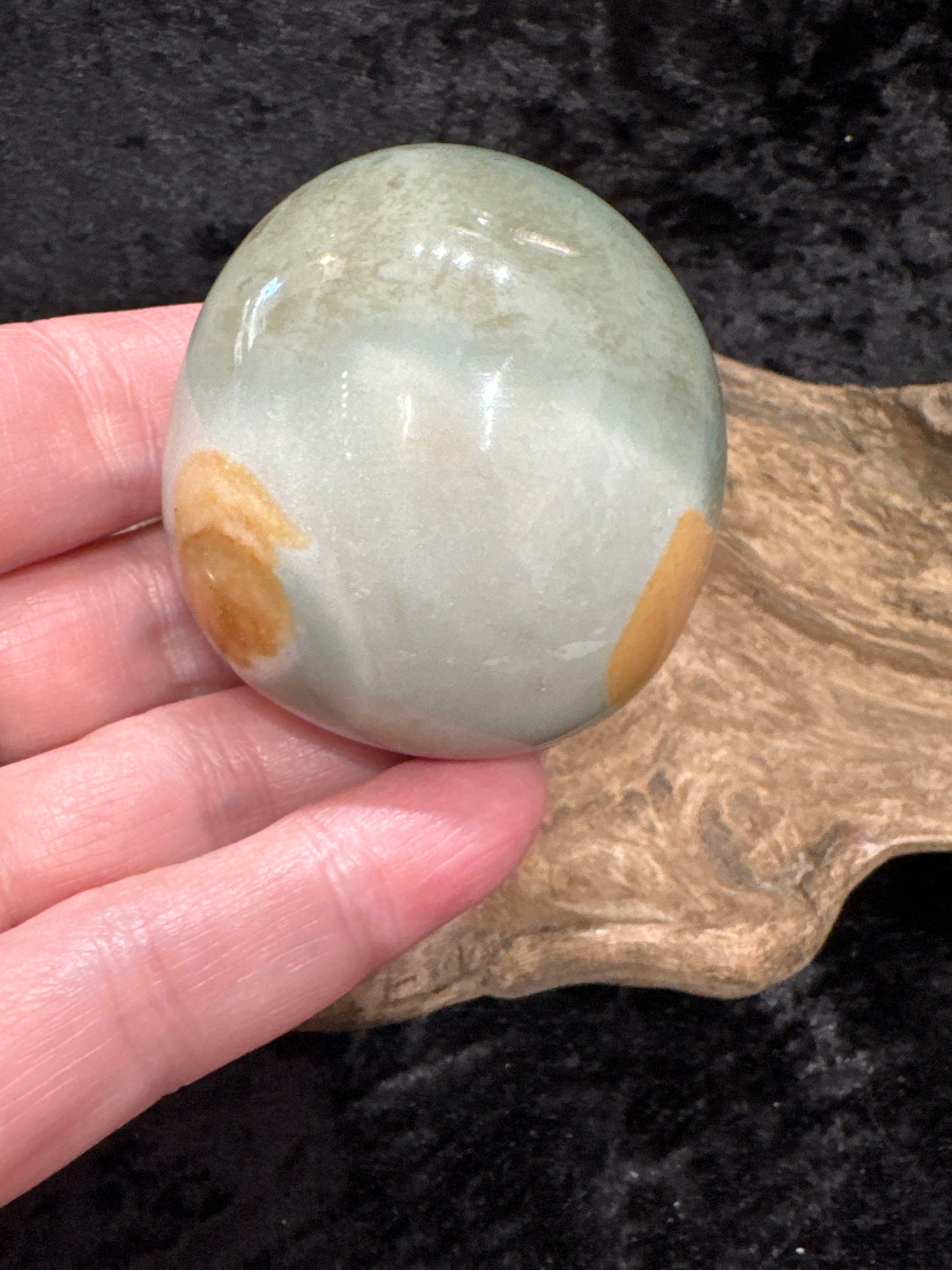 Polychrome Jasper Palm Stones