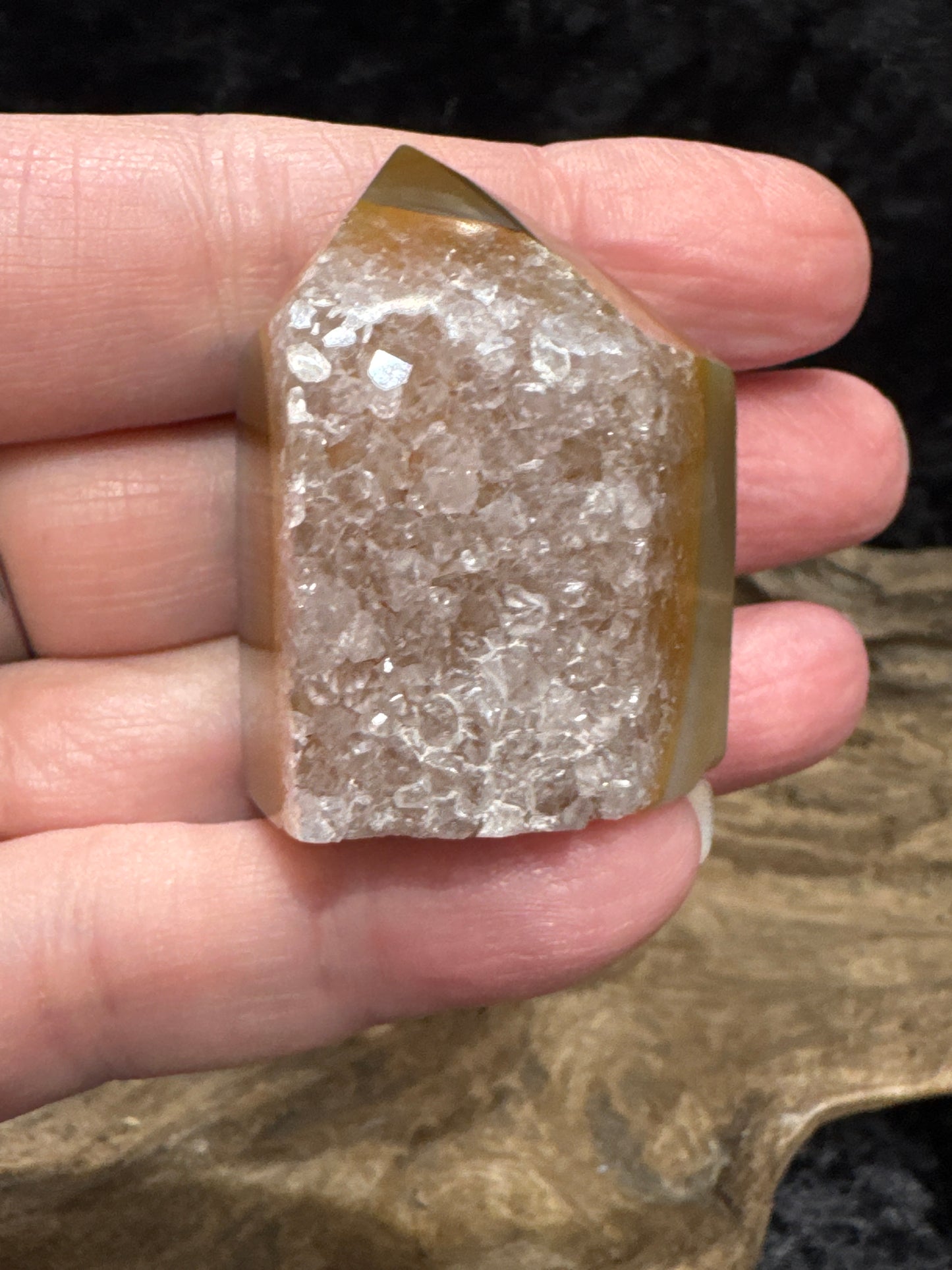 Druzy Agate towers