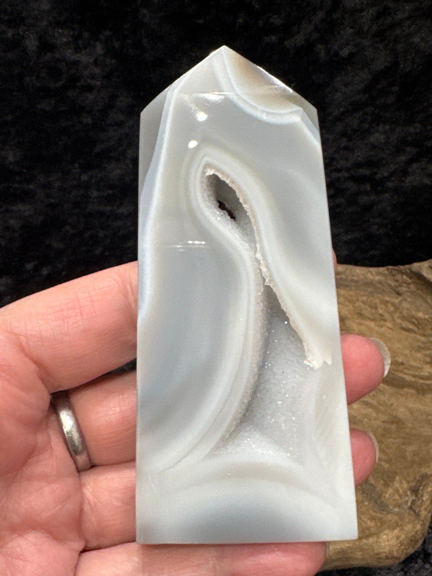 Druzy Agate towers