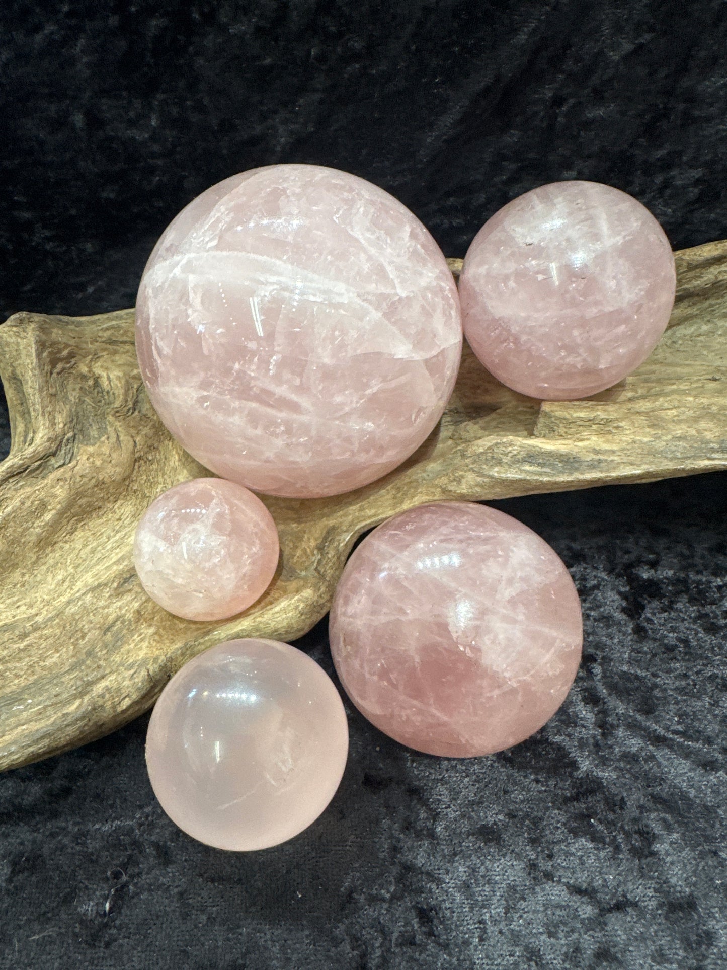Rose quartz sphere