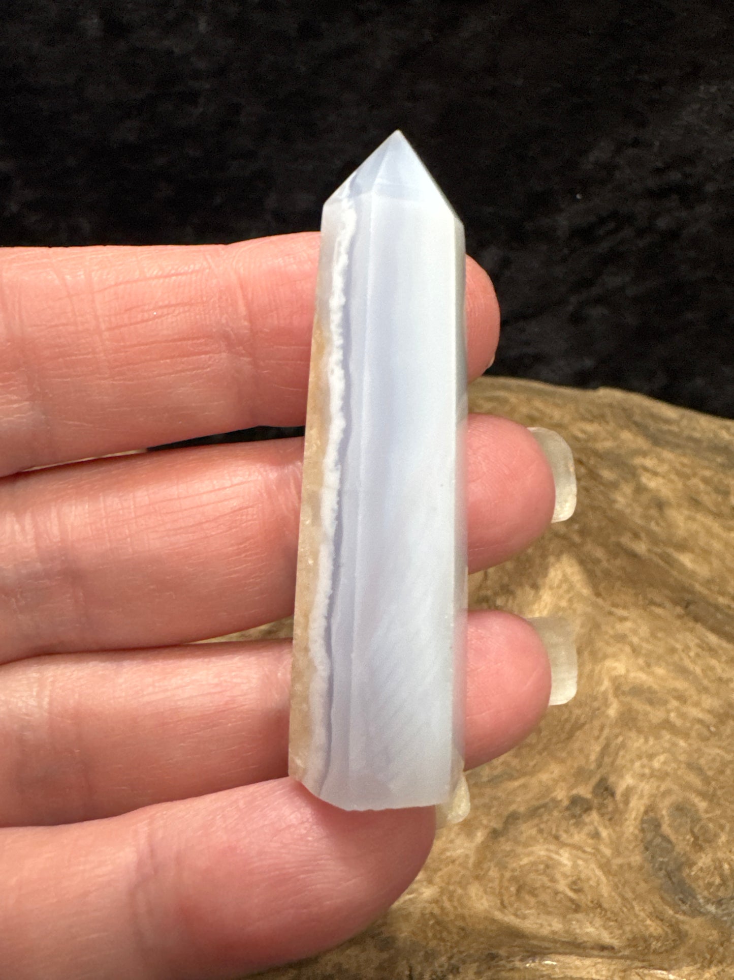 Blue Lace Agate tower