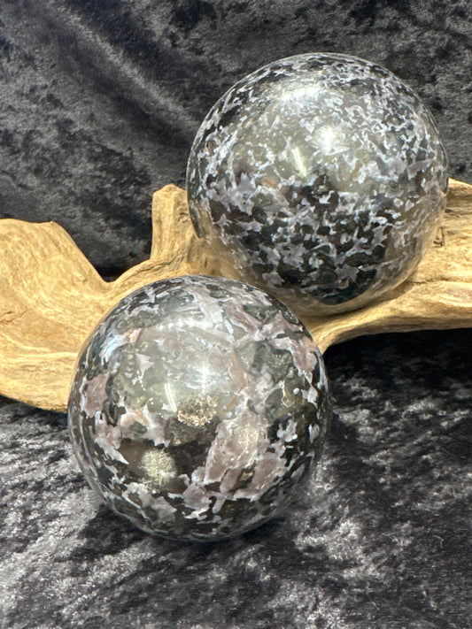 Indigo Gabbro (Mystic Merlinite) - sphere