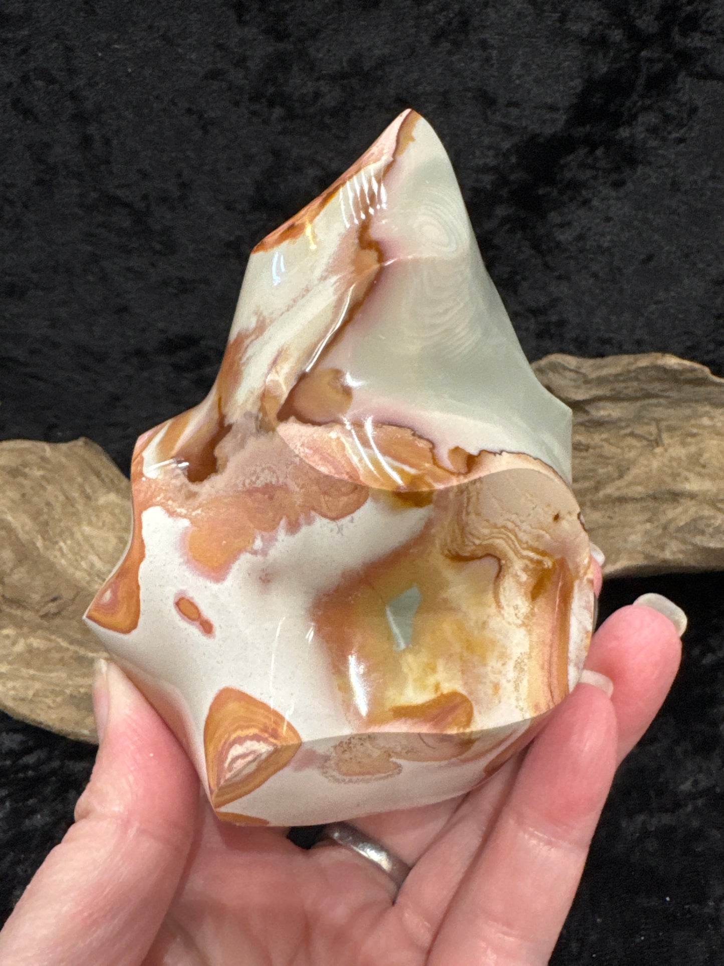Polychrome Jasper Flames