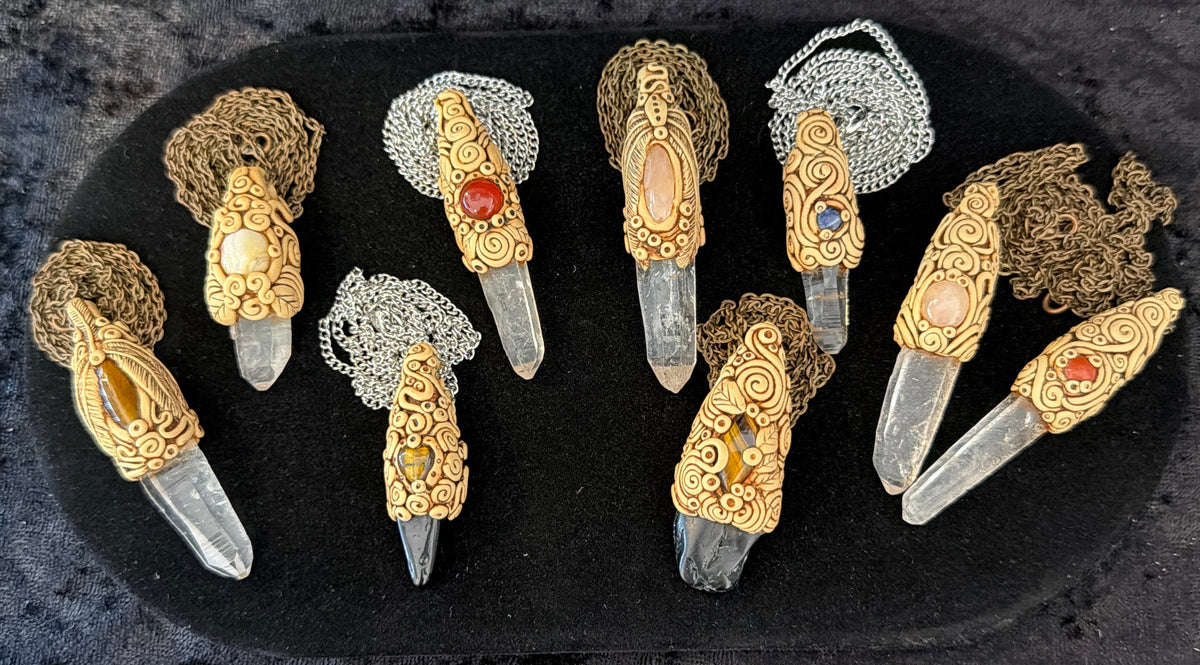 Wanderer’s Treasures Crystal Pendants
