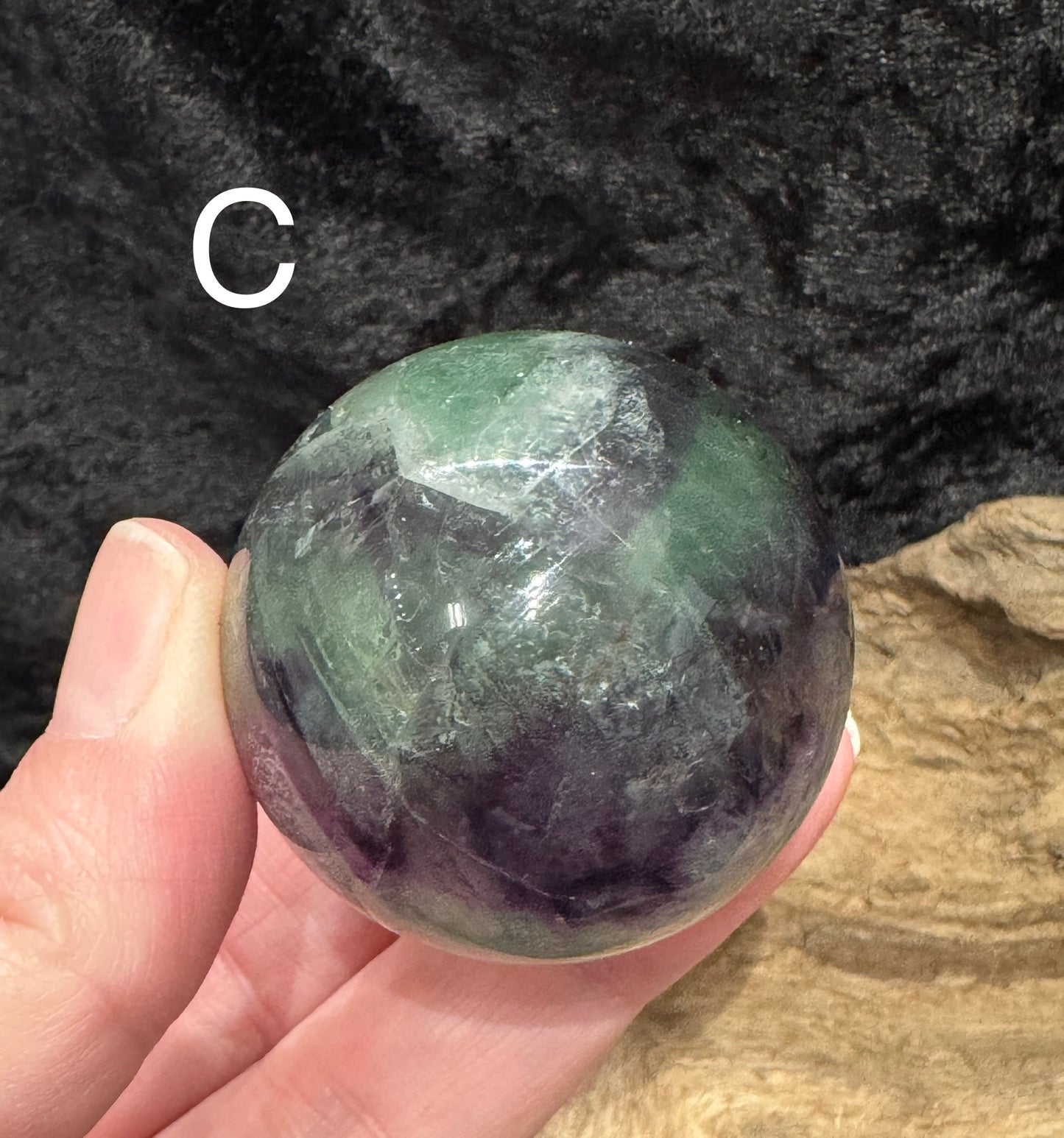 Fluorite sphere