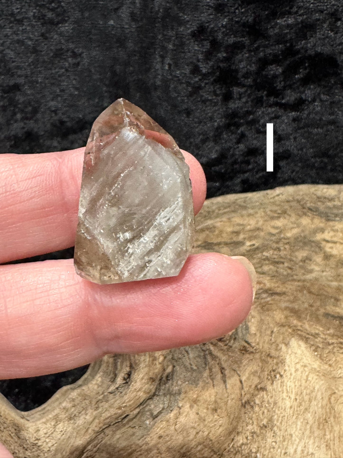 Lodolite polished points and freeform shapes