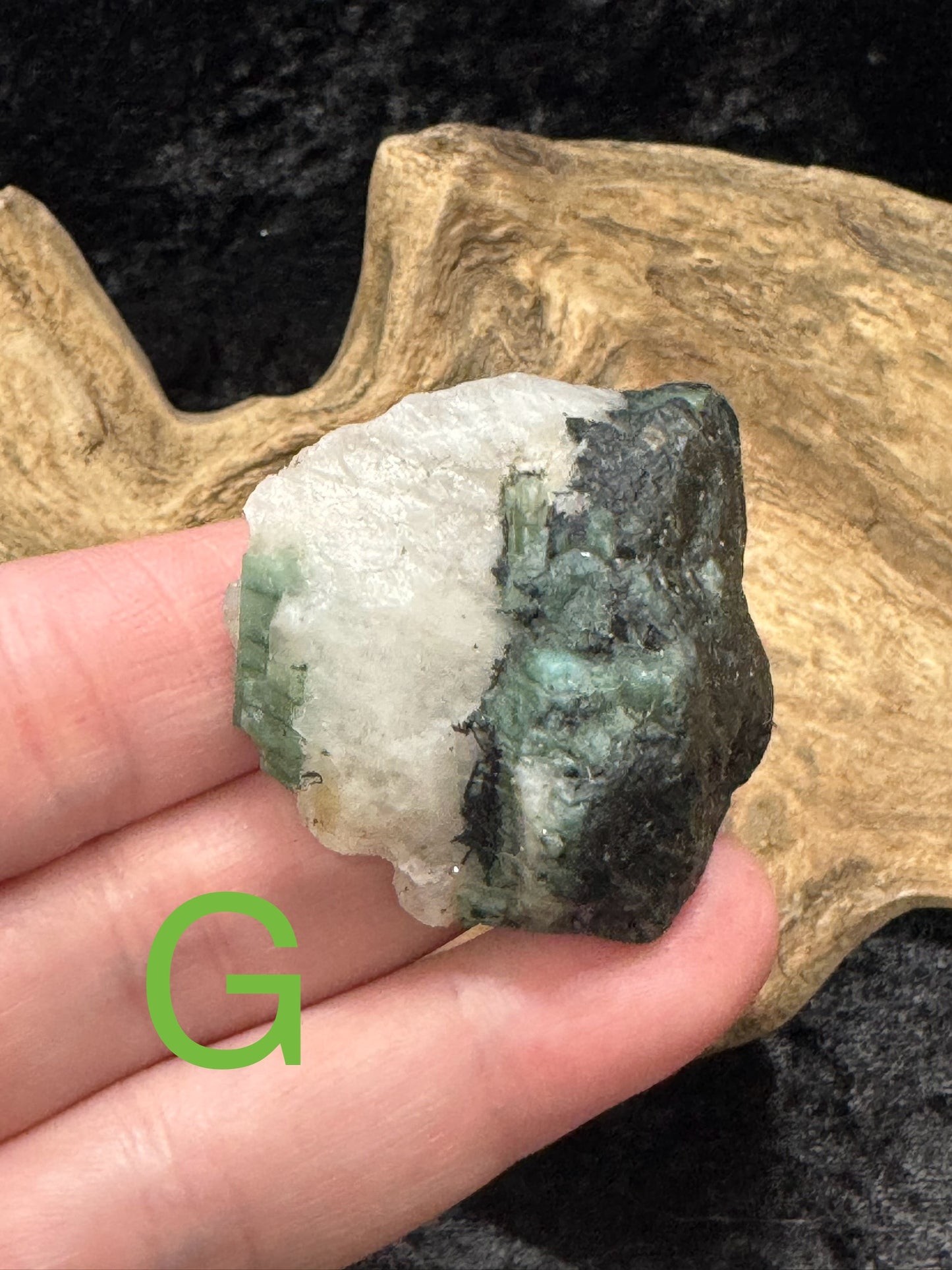 Raw/rough Emerald