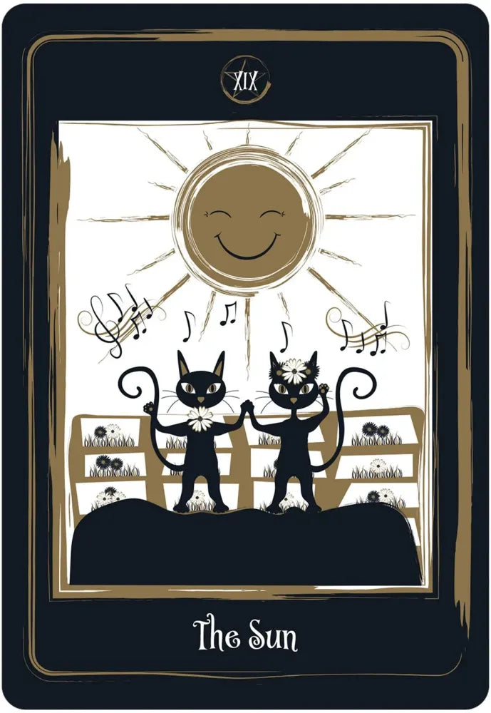 Golden Black Cat Tarot