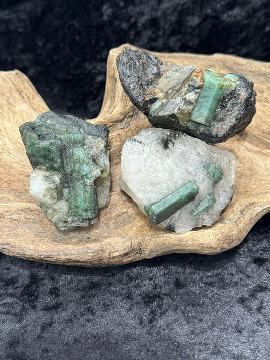 Raw/rough Emerald