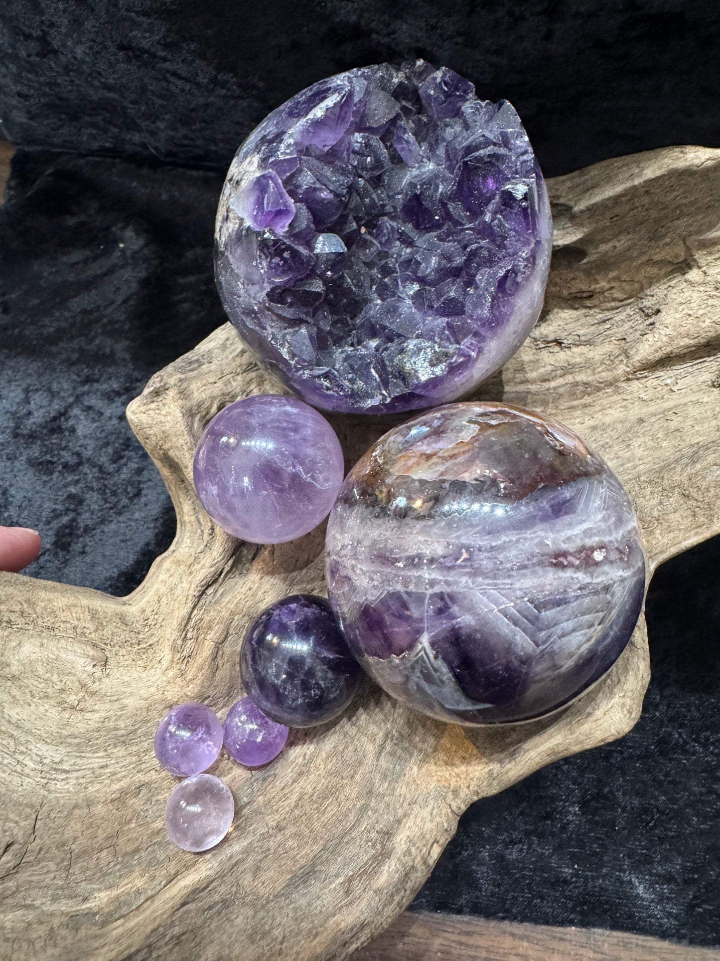 Amethyst sphere