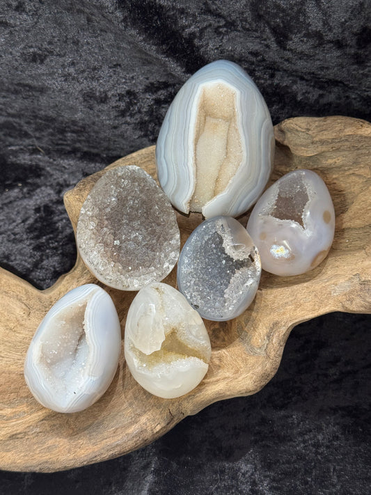 Druzy Agate Eggs