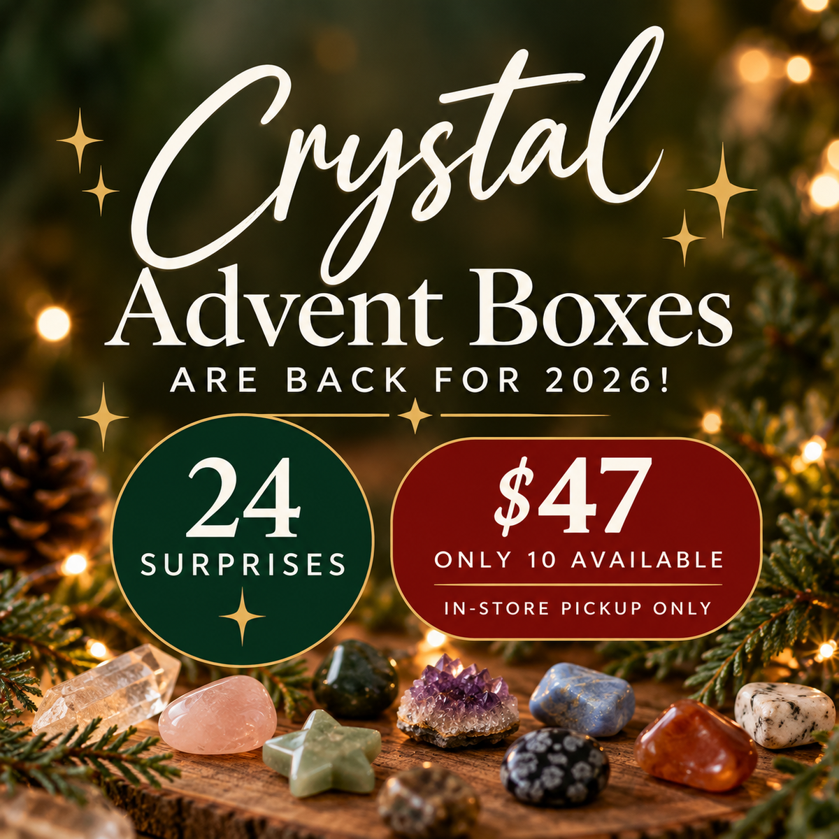 Advent box pre-order pickup only