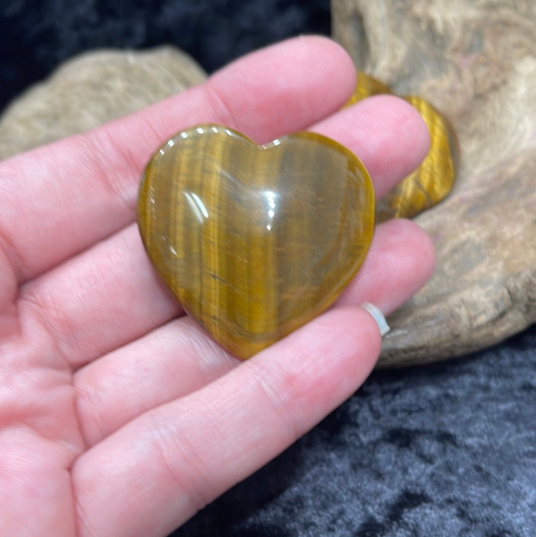 Tigers Eye heart