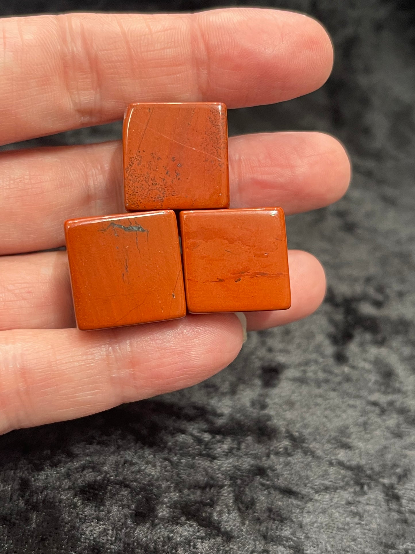 Red Jasper cubes