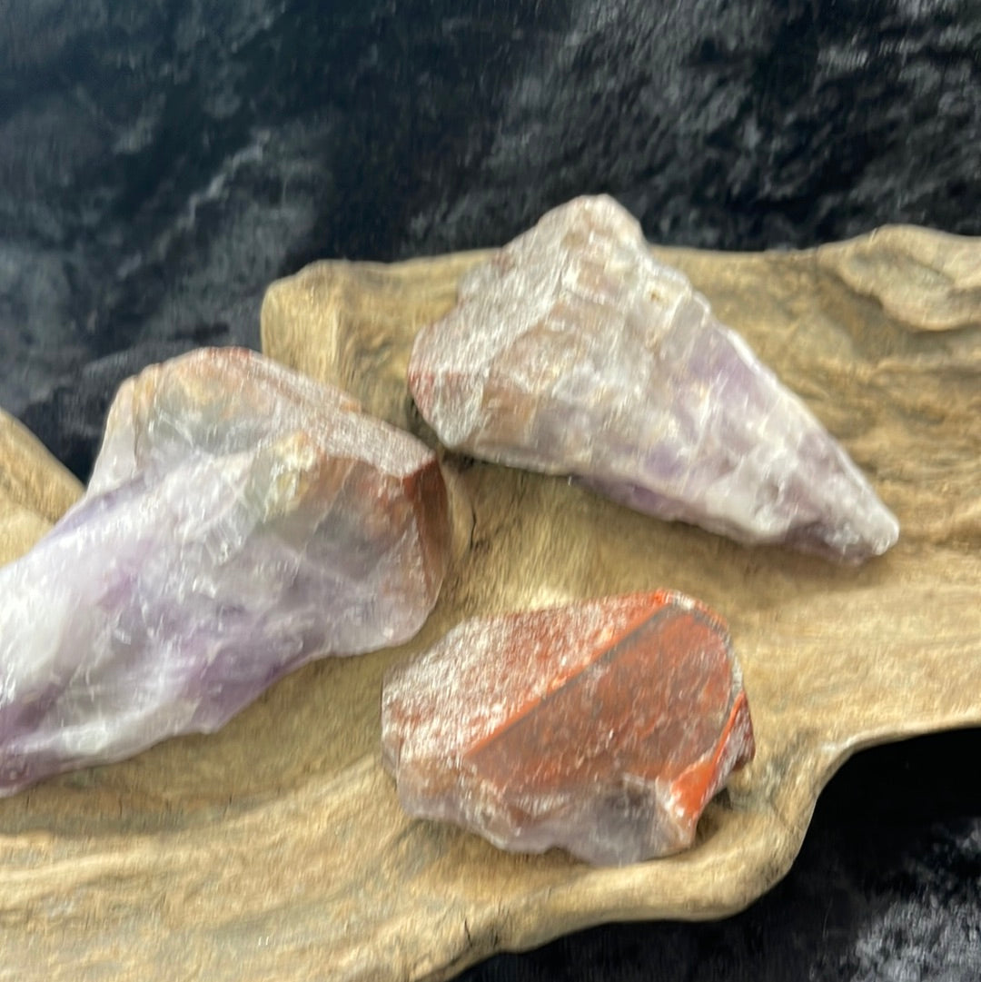 Red Capped Amethyst