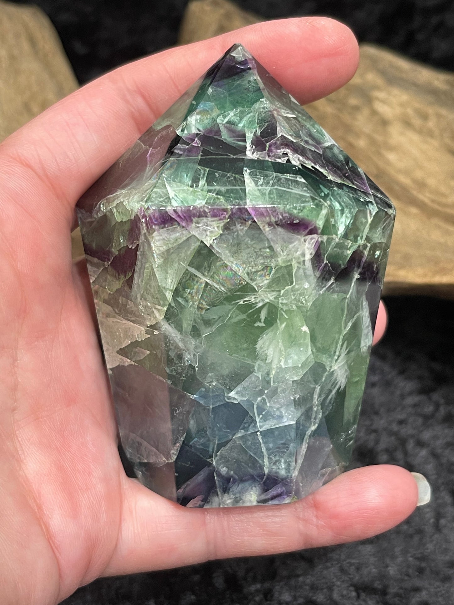 Fluorite polished points