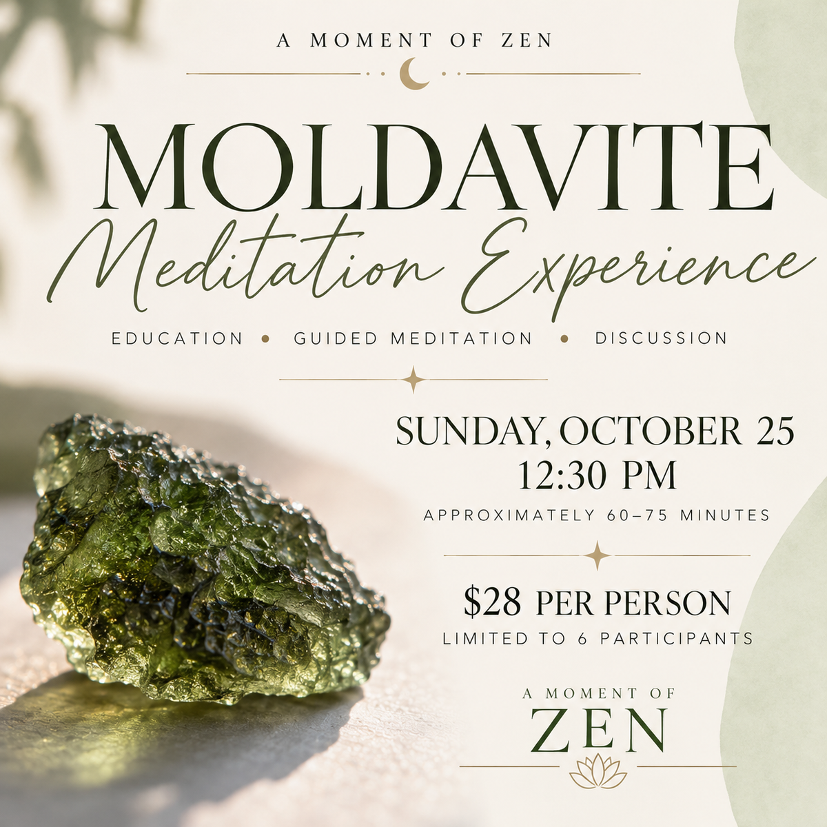 Moldavite Meditation Experience