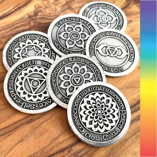 Chakra Blessings coins