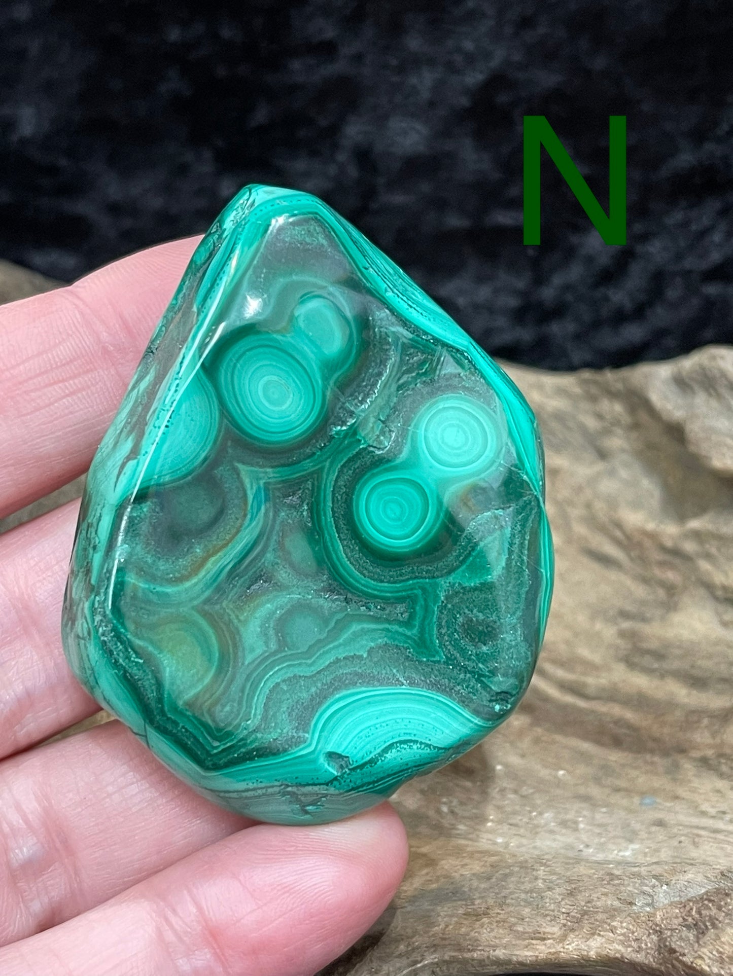 Malachite - polished