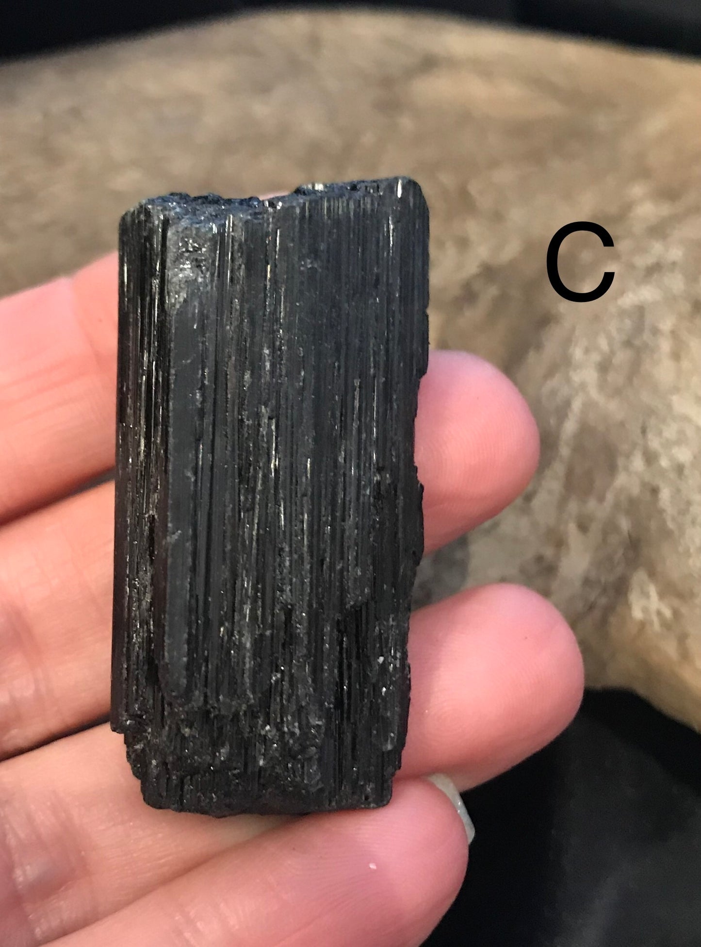 Black tourmaline points