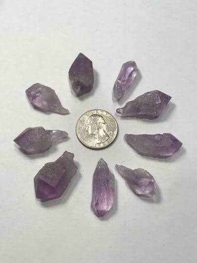 Amethyst points- small