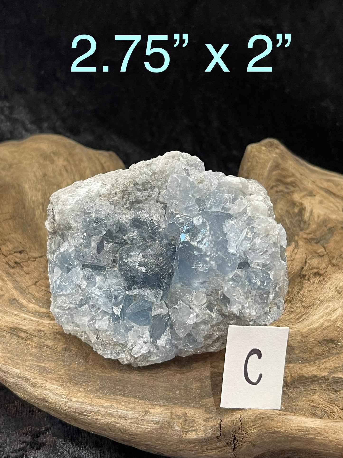 Celestite clusters