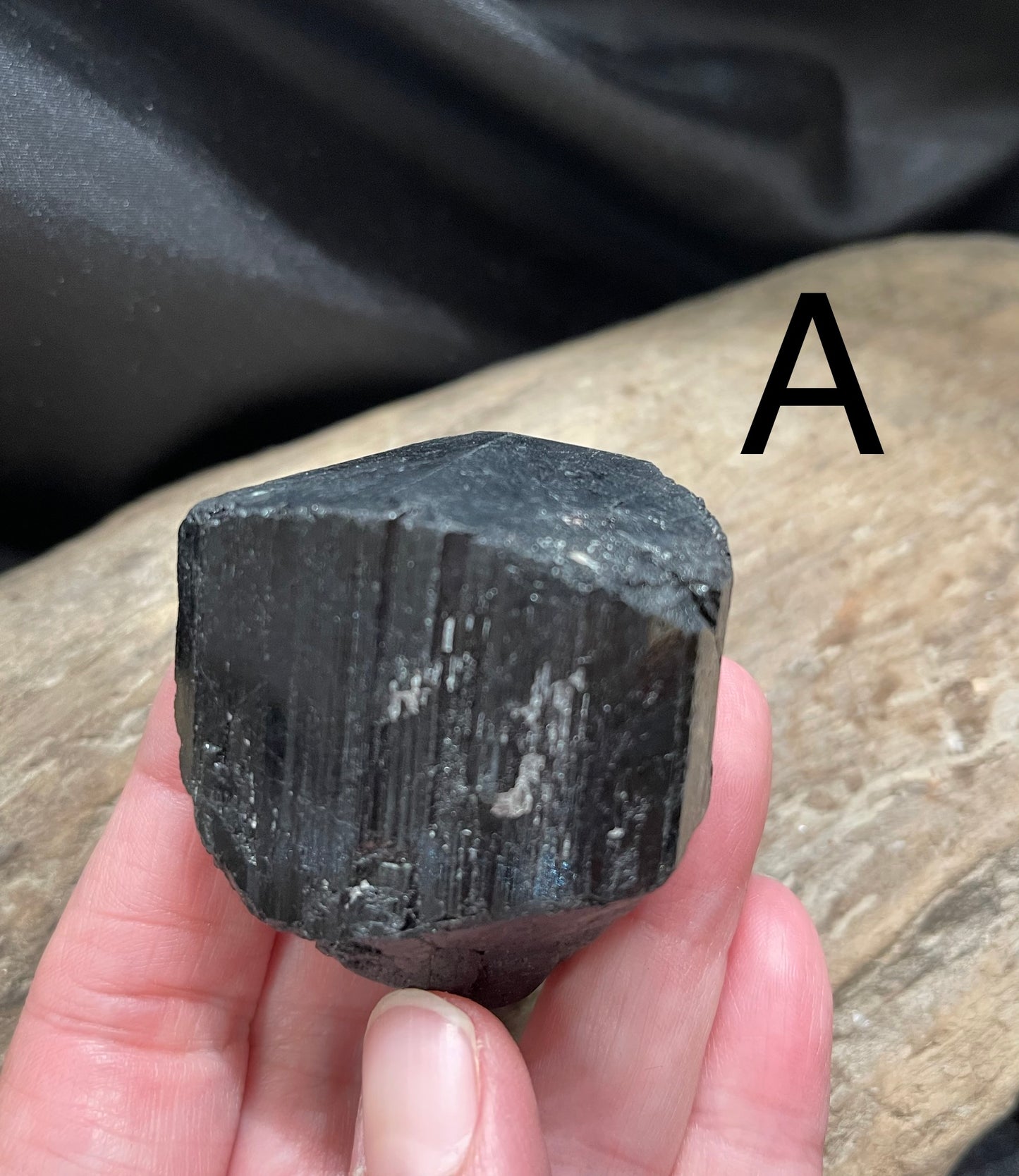 Black tourmaline points