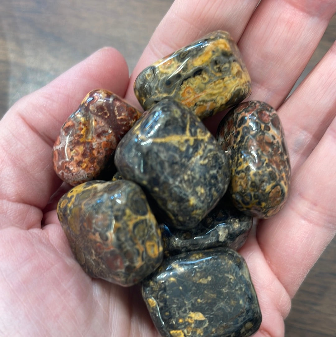 Tumbled Leopard Skin Jasper