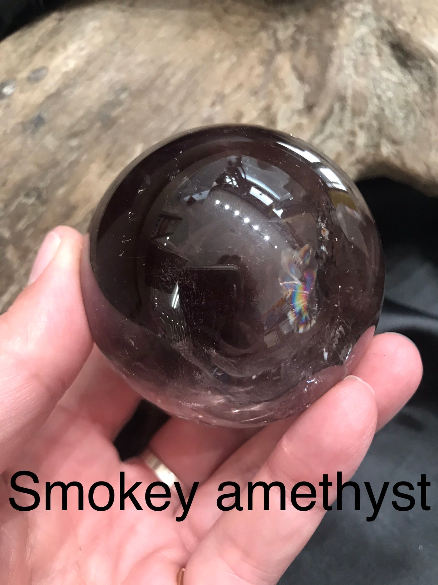 Amethyst sphere