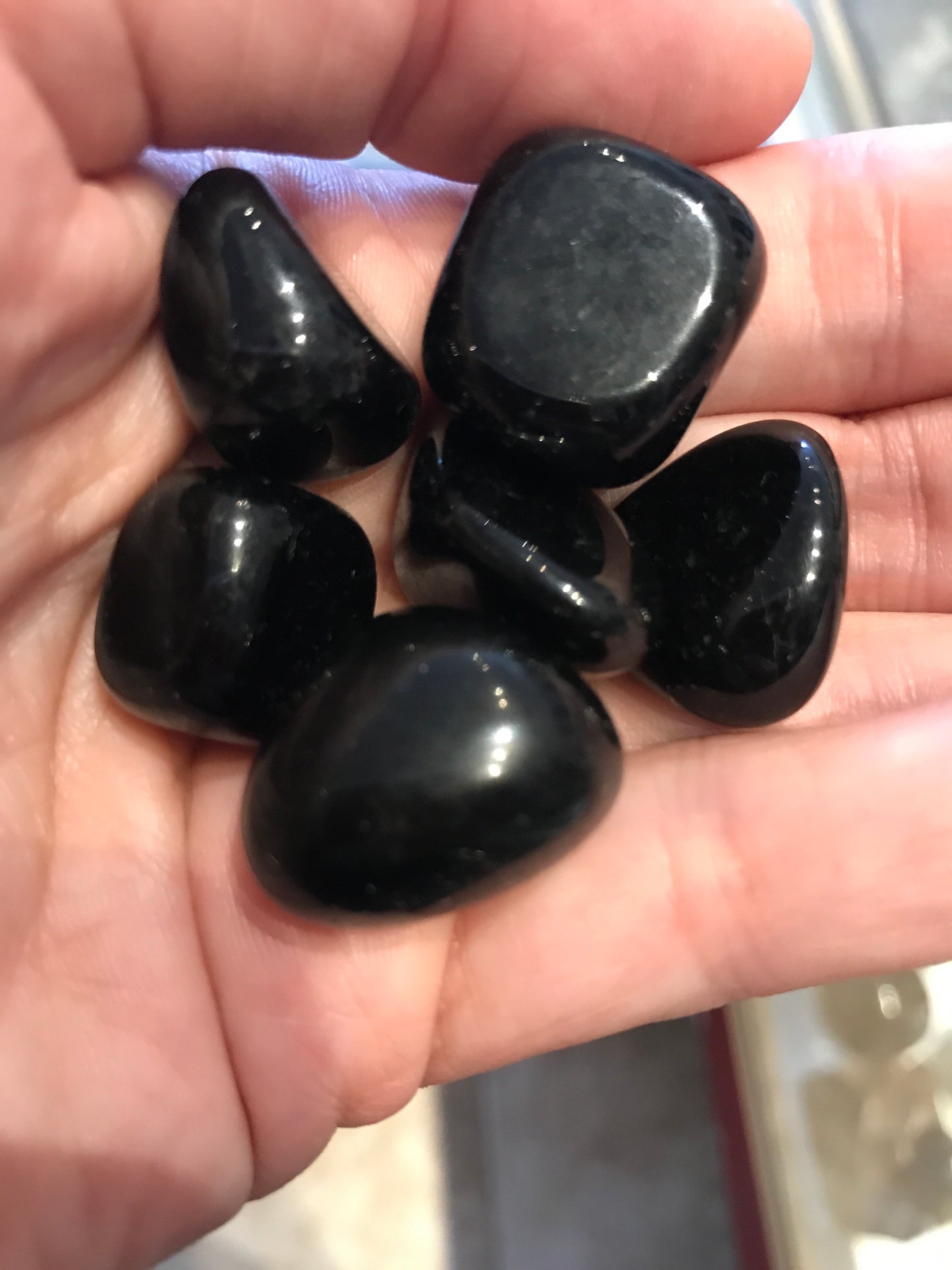 Tumbled Black Obsidian