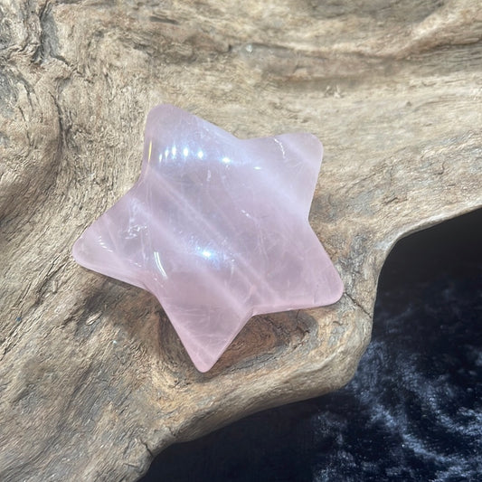 Rose quartz star