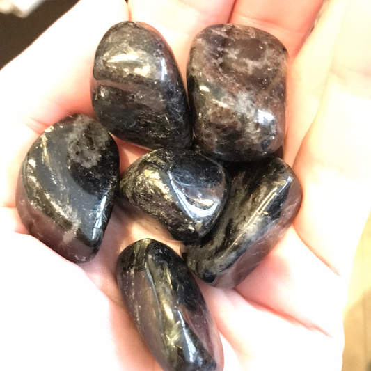 Tumbled Astrophyllite (Arfvedsonite)