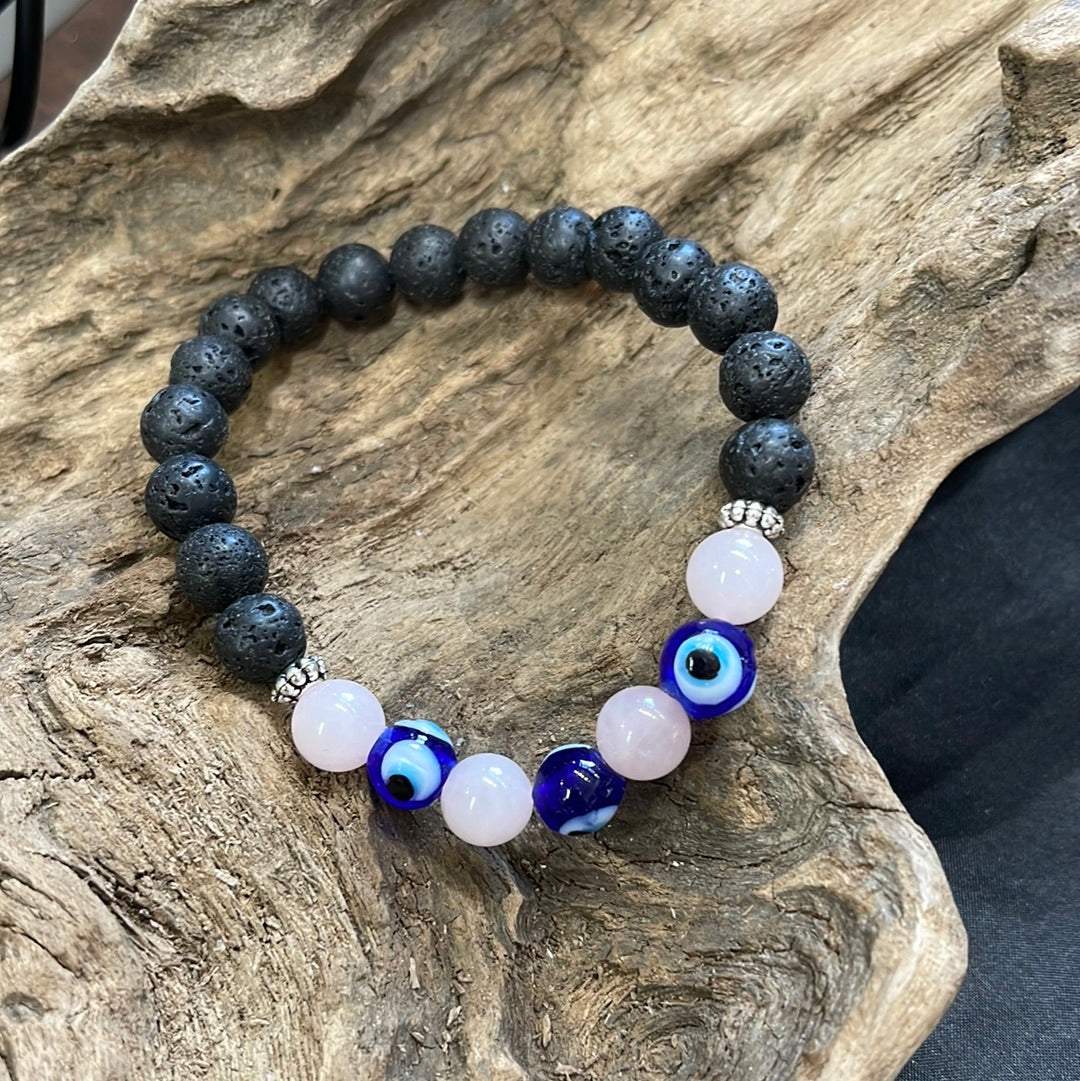 Evil eye bracelet - handmade