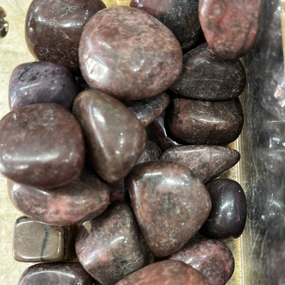 Tumbled Rhodonite