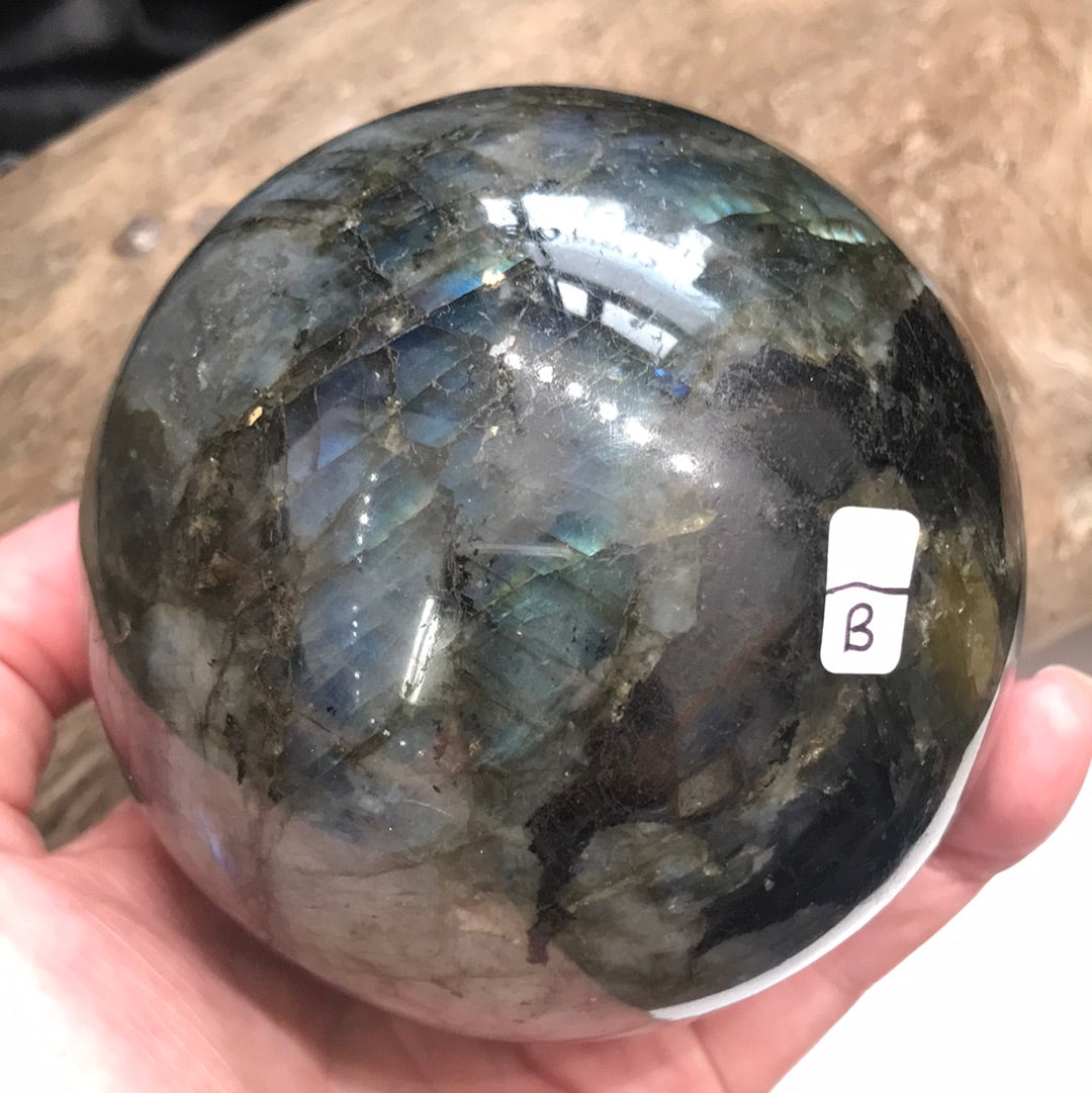 Labradorite sphere