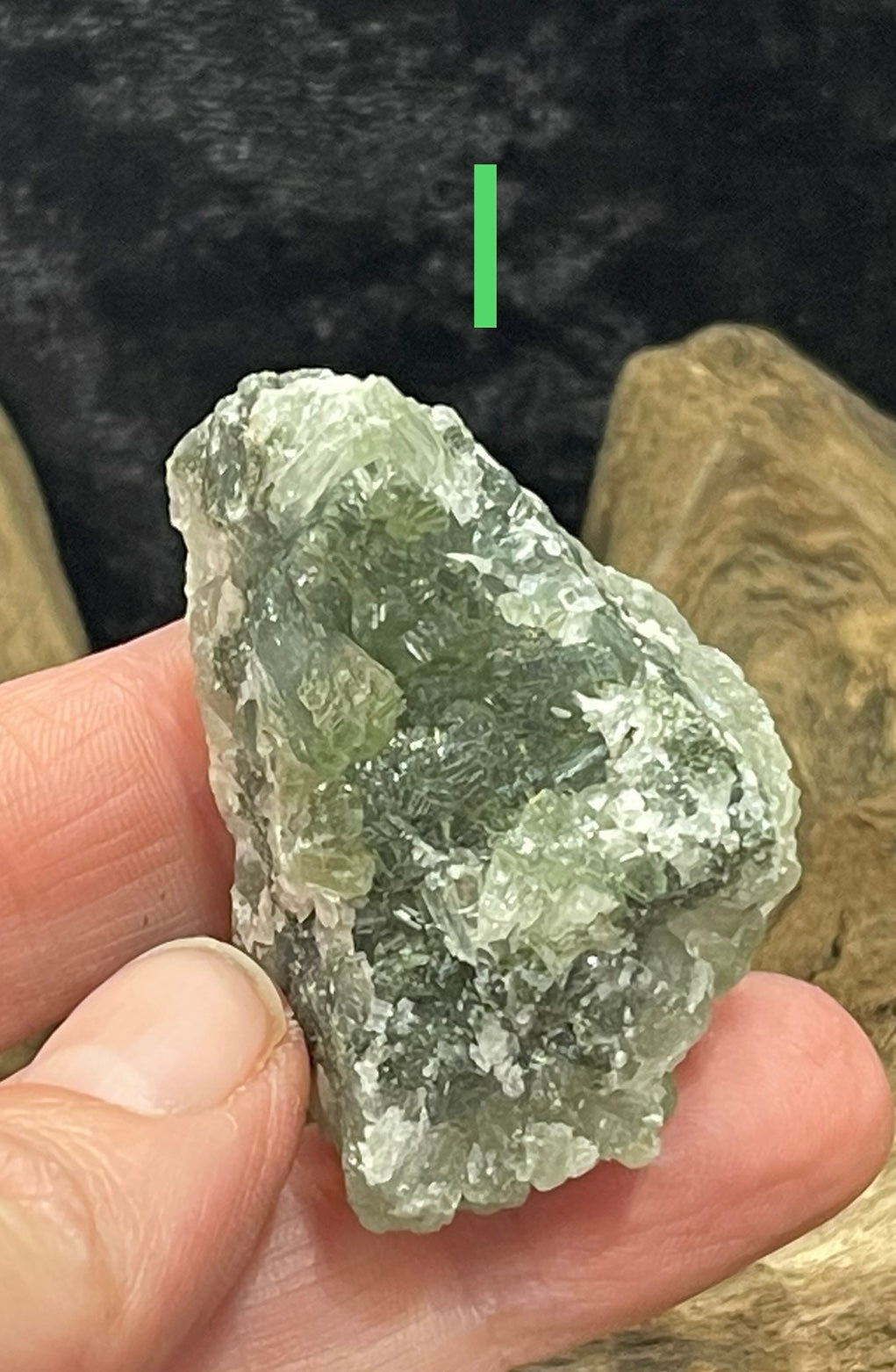 Prehnite clusters