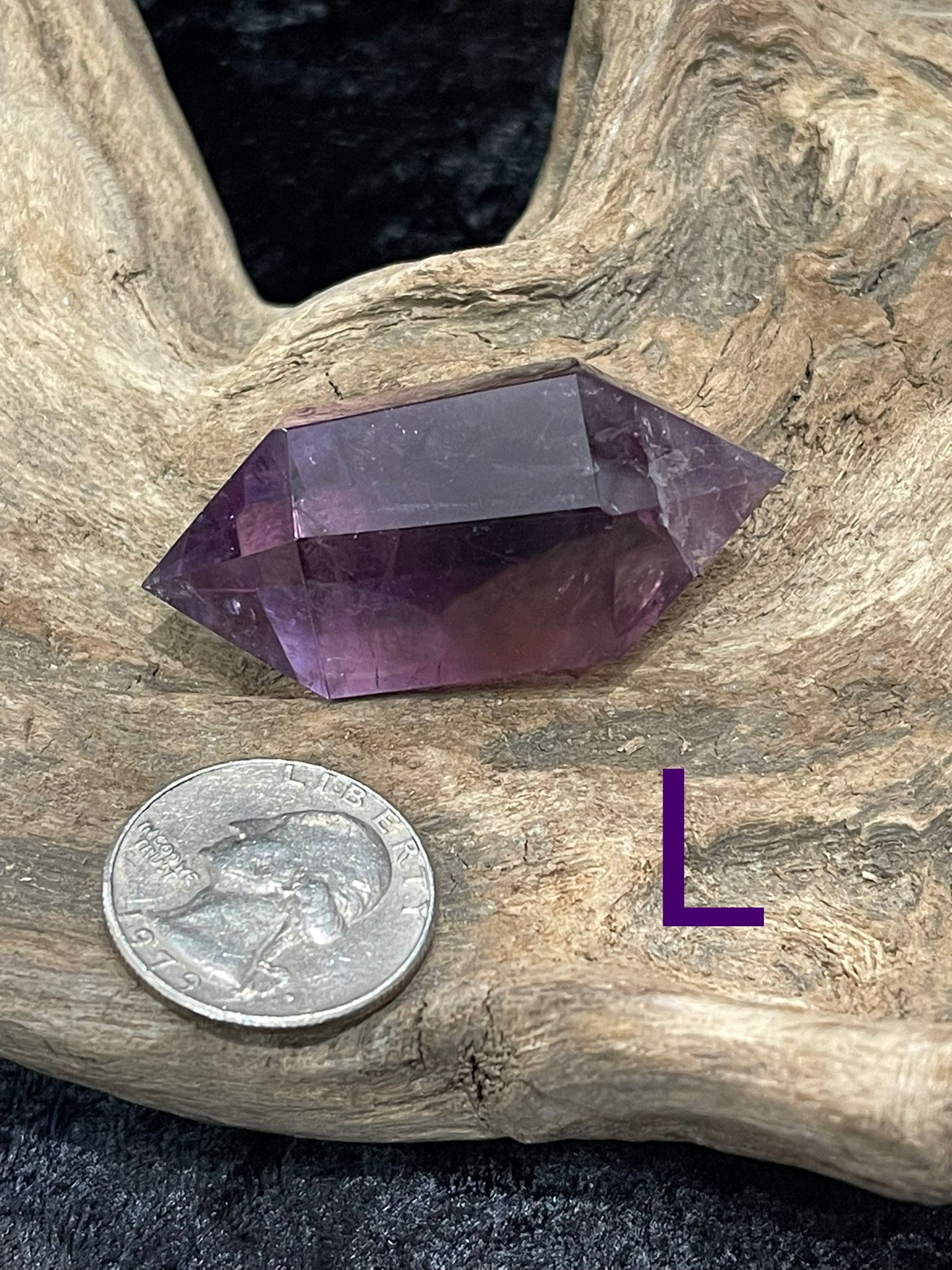 Double terminated Amethyst