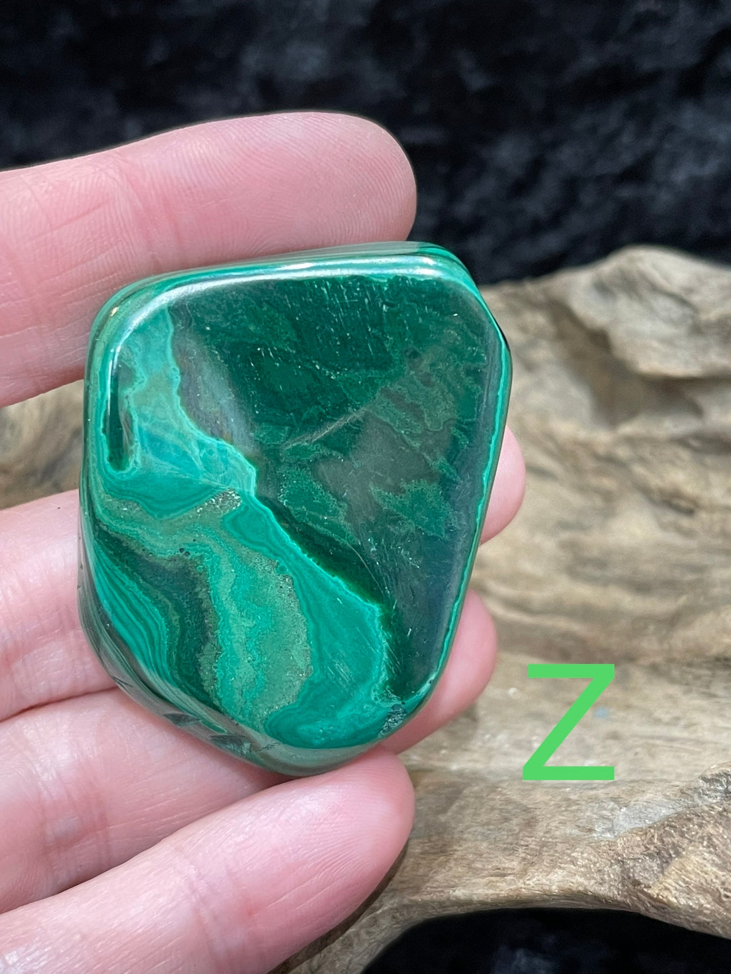 Malachite - polished