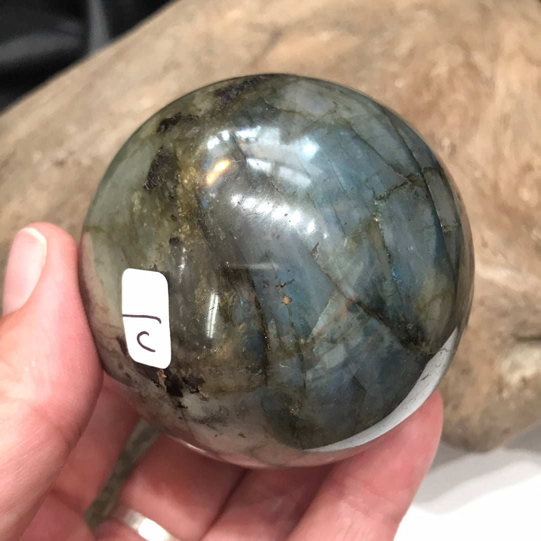 Labradorite sphere