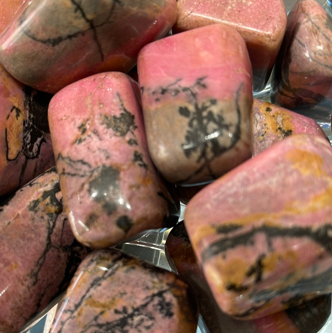 Tumbled Rhodonite