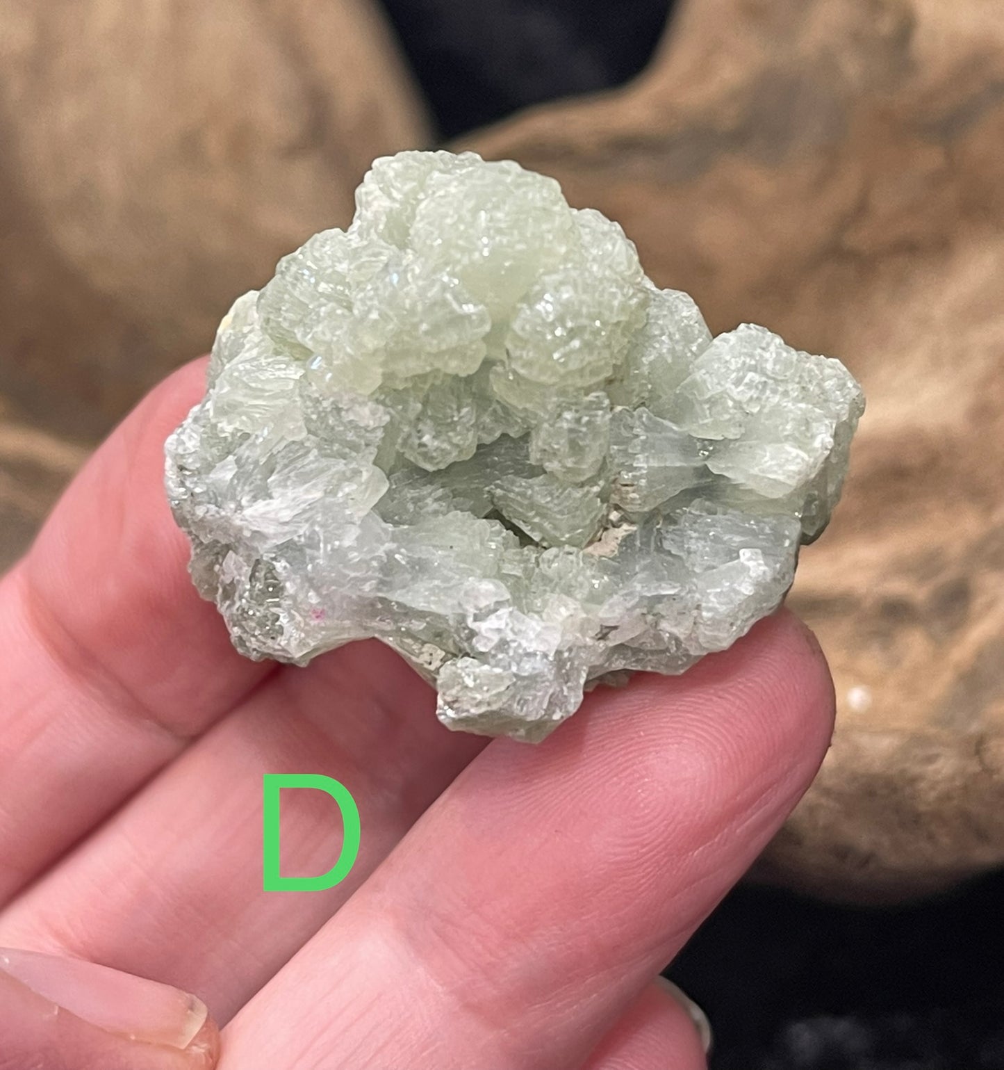 Prehnite clusters