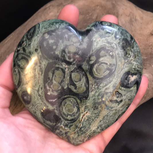 Kambaba “jasper” heart