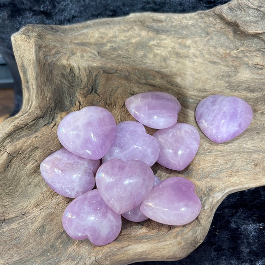 Kunzite heart