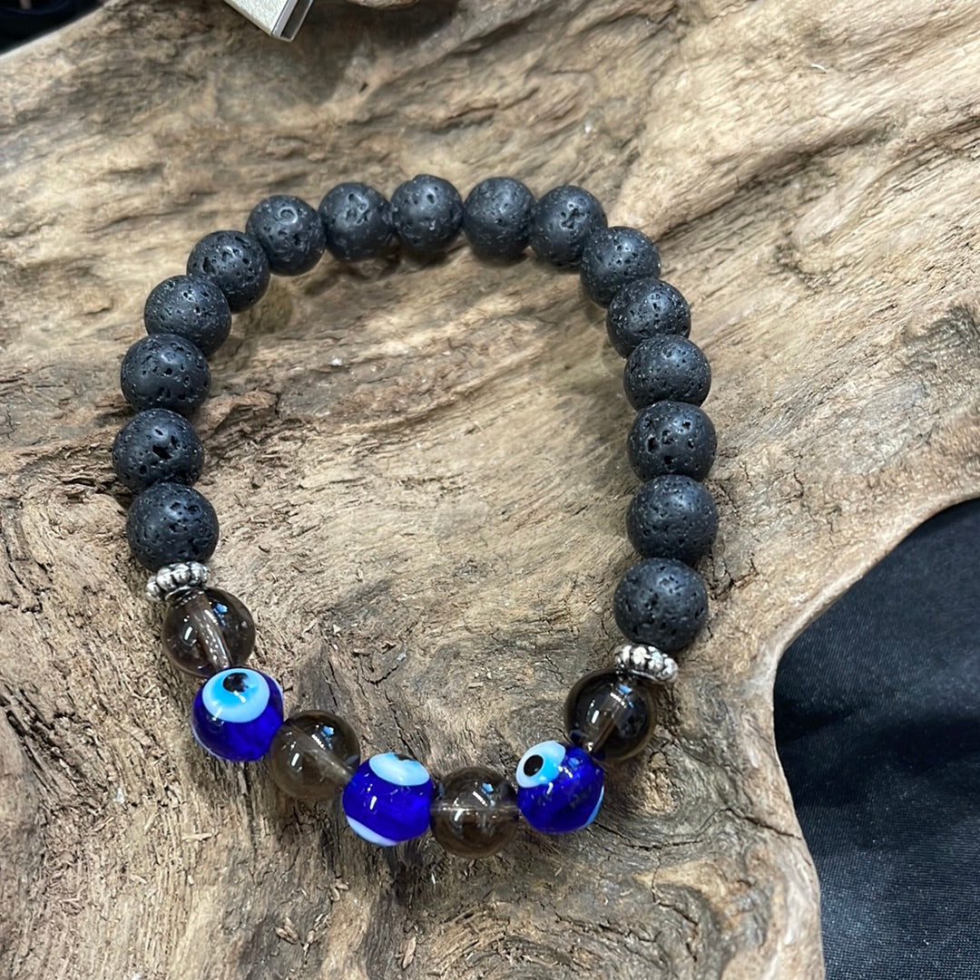 Evil eye bracelet - handmade