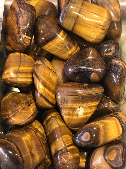 Tumbled tigers eye