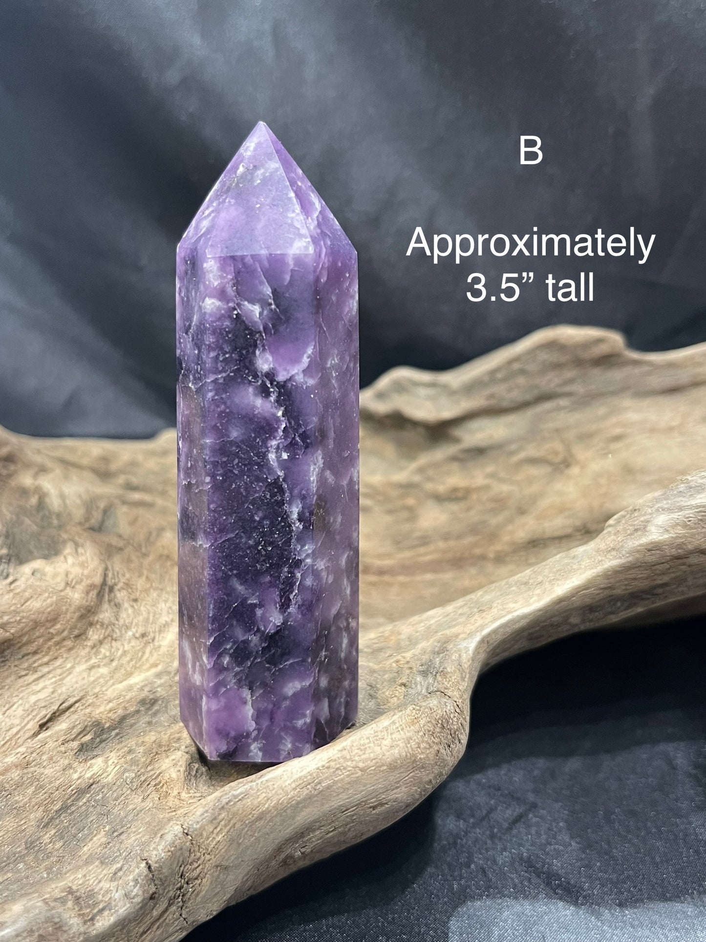 Lepidolite tower