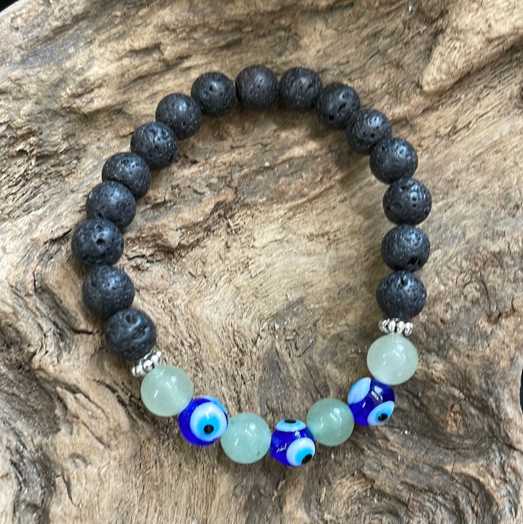 Evil eye bracelet - handmade