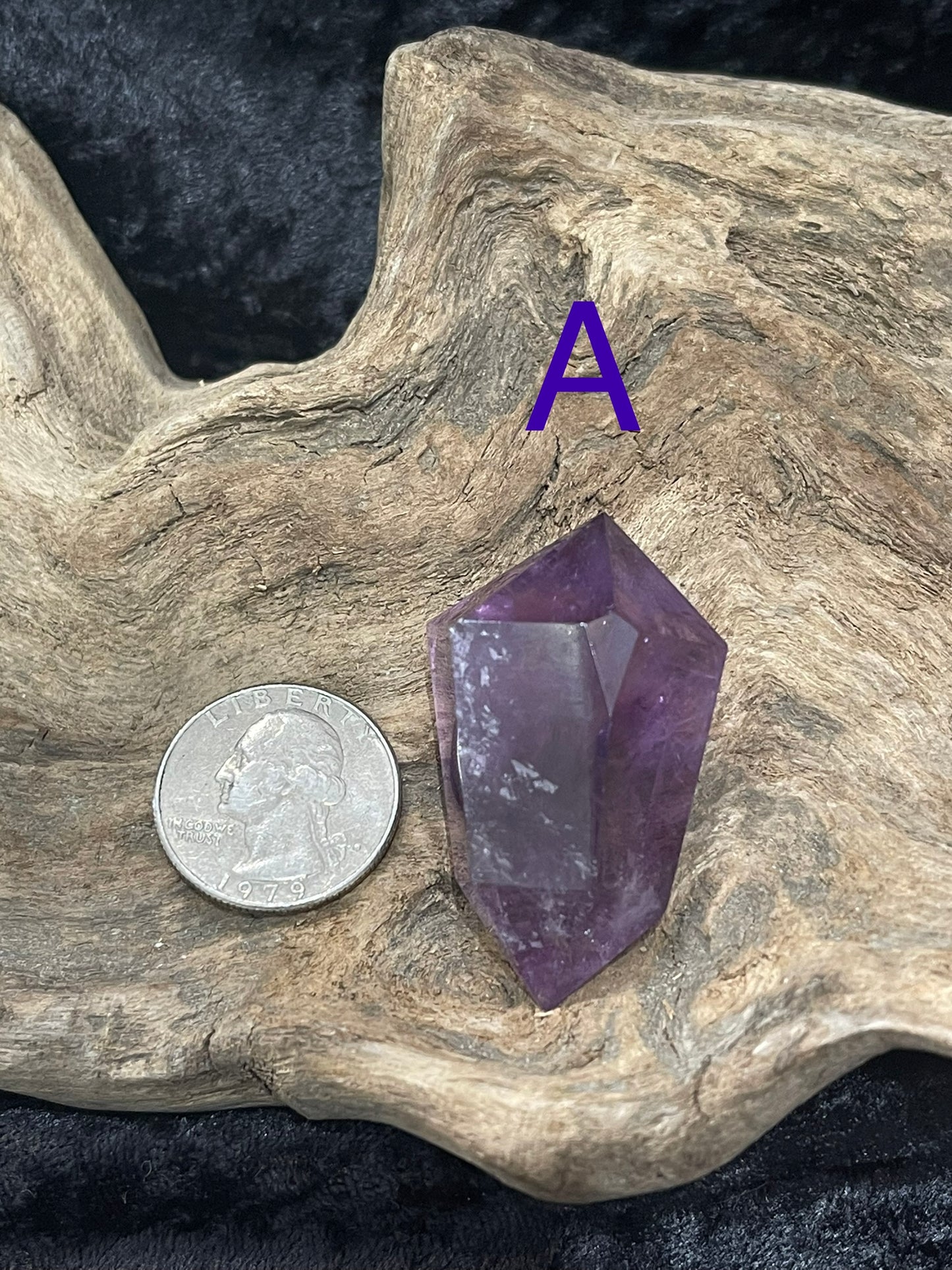 Double terminated Amethyst